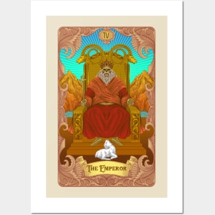 The Emperor Tarot Card Posters and Art